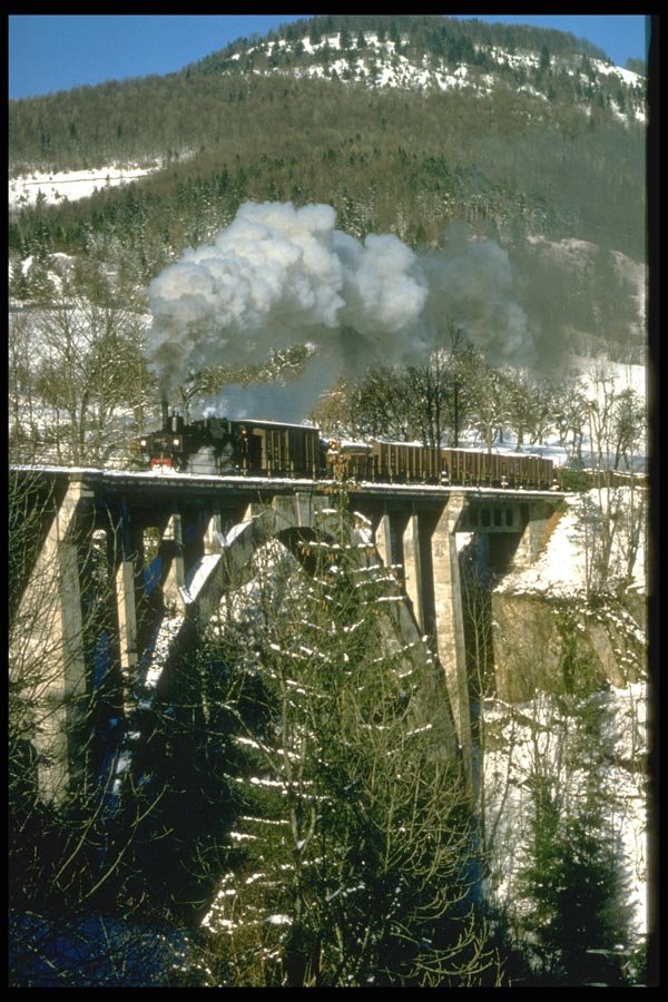182081 A Steyrtahlbahn Freight Works Towards Klaus A4 Photo Print