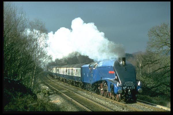 182088 Gresley A4 Sir Nigel Gresley Works The Cumbrian Mountain Express A4 Photo Print