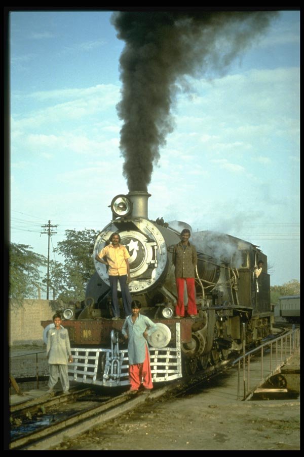 182090 The Crew Pose For The Camera At Mirphur Khas, Pakistan A4 Photo Print