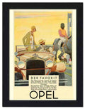 1827 opel german 1929 2 Vintage Advert A4 Photo Print
