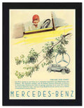 1833 mercedes benz german 1929 2 Vintage Advert A4 Photo Print
