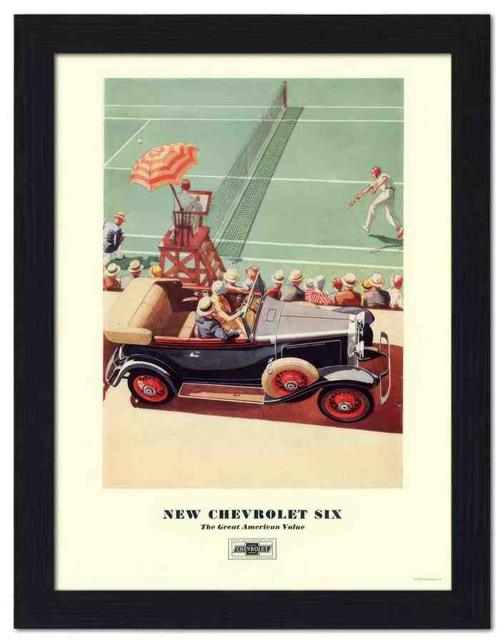 1835 chevrolet 1930s 2 Vintage Advert A4 Photo Print