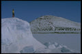 184023 Climber On Iceberg, N.W.T. A4 Photo Print