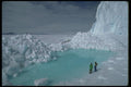 184028 Iceberg And Melt Pool, Baffin Island, N.W.T. A4 Photo Print