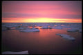 184035 Ice Pans In Sunset A4 Photo Print