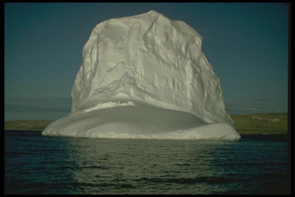 184066 Iceberg In The Evening A4 Photo Print