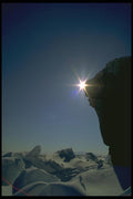 184074 Sunset Thru Icepack A4 Photo Print
