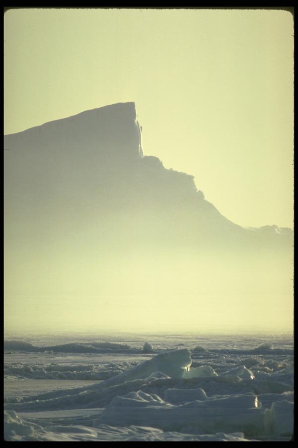 184076 Iceberg In Mist A4 Photo Print