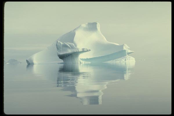 184098 Iceberg Refletion, Baffin Island, N.W.T. A4 Photo Print