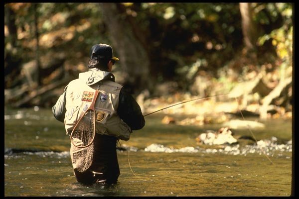 185005 Spring Summer Fly fishing A4 Photo Print