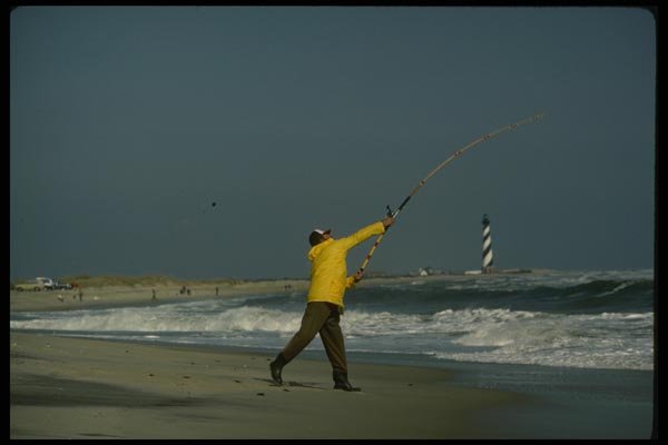 185030 Surf Casting A4 Photo Print