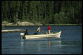185098 Anglers Fish Wilderness River A4 Photo Print
