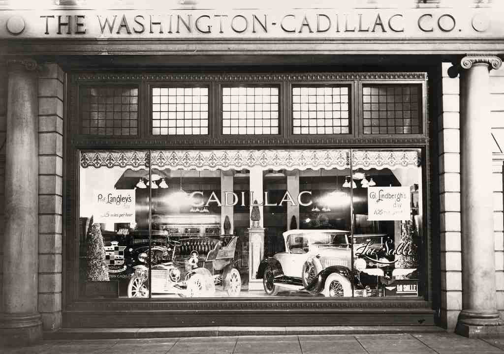 186 Washington Cadillac Co 1927 Vintage A4 Photo Print