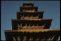 187045 Traditional Temple Roof, Katmandu A4 Photo Print