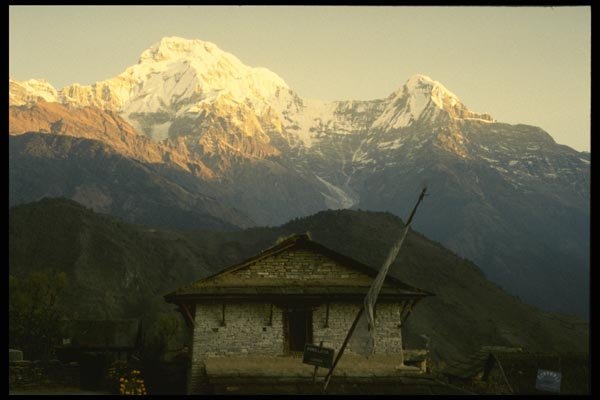 187056 Trekkers Guest House, Annapurna Circuit A4 Photo Print