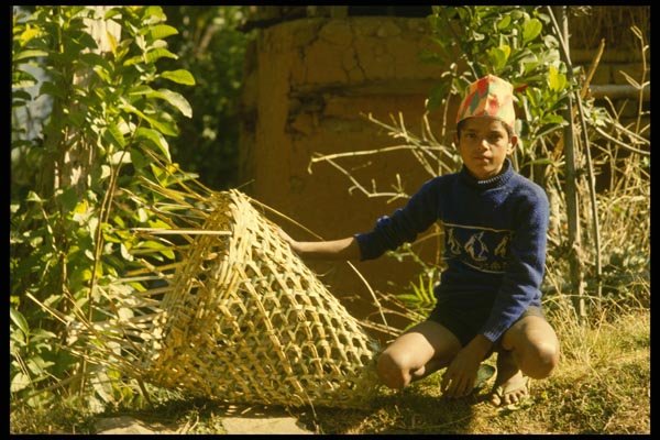 187058 Young Nepali Boy, Western Nepal A4 Photo Print
