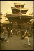 187065 Small Hindu Temple, Katmandu A4 Photo Print
