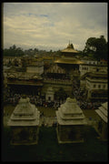 187066 Festival Gathering At Pashupatinath A4 Photo Print