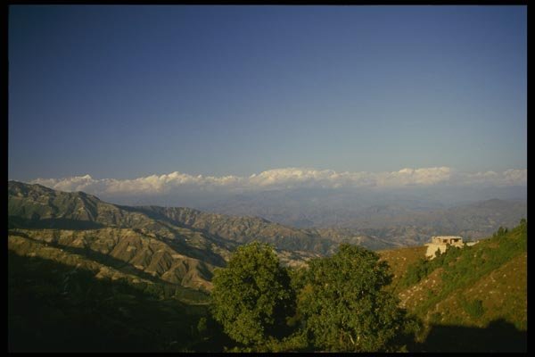 187070 Hill Country Of Central Nepal A4 Photo Print