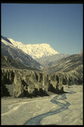 187071 Marsyandi River Valley, North Of Manang A4 Photo Print