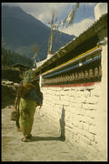187073 Prayer Wheel, Manang Region A4 Photo Print