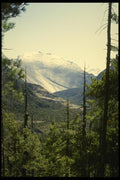 187074 Paungda Danda Rock Face, Annapurna Circuit A4 Photo Print