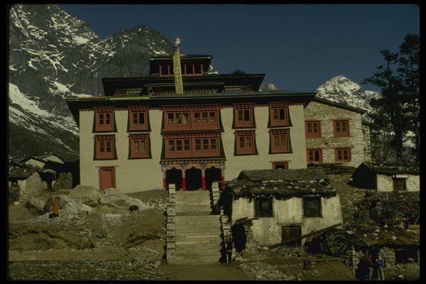 187086 Tyangboche Monastery, Khumbu Region A4 Photo Print