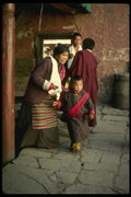 187088 Receiving Blessings From Abbot At Thubtenchoeling Monastery A4 Photo Print