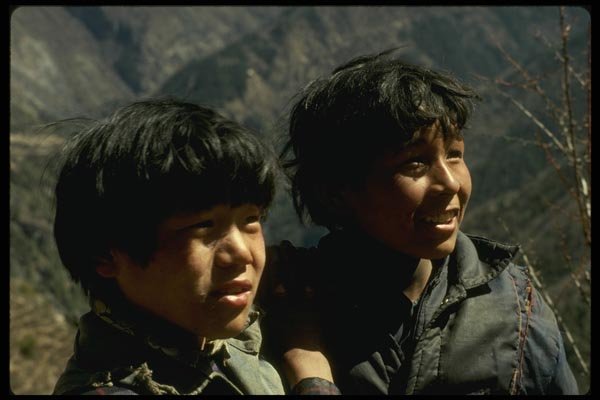 187091 Young Nepali Porters A4 Photo Print