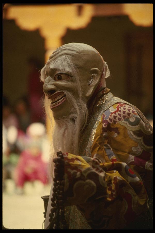 187092 Wiseman , Mani Rimdu Dance, Tyangboche Monastery A4 Photo Print