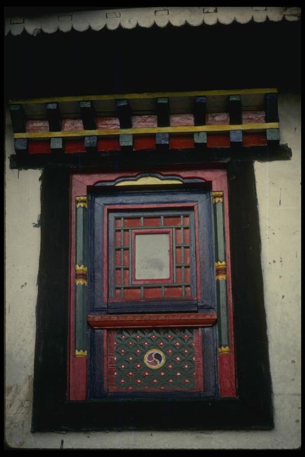 187096 Traditional Window, Khumbu Region A4 Photo Print