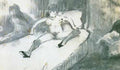 1876 1877 Degas Edgar Repos Sur Le Lit Rest On The Bed A4 Photo Print