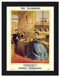 1877 the telegraph 2 Vintage Advert A4 Photo Print