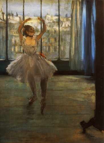 1878 Danseuse Posant Chez Un Photographe Huile Sur Toile A4 Photo Print