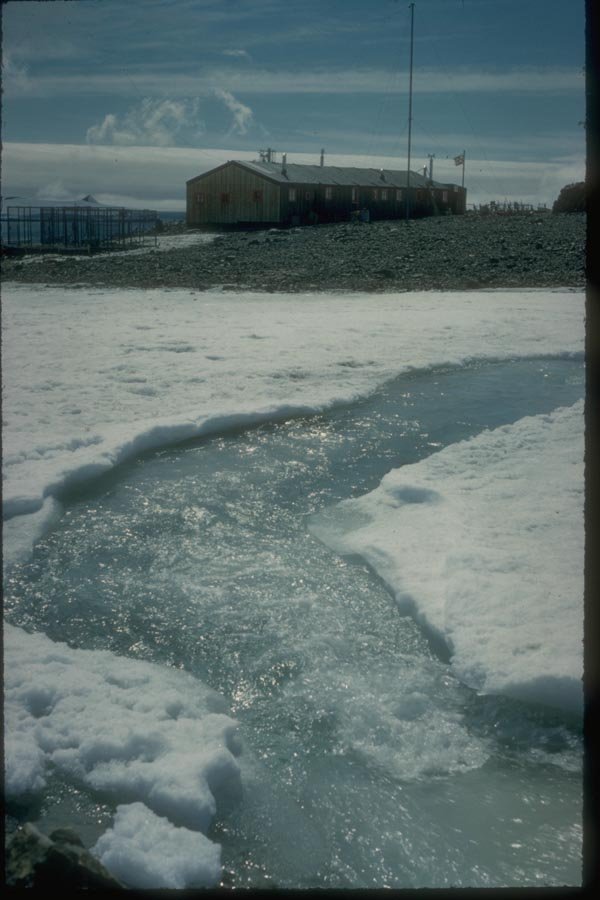 188030 The Melt Stream And The Base Hut At Hope Bay A4 Photo Print