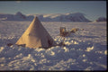 188062 Camp site With Mount Taylor In The Background A4 Photo Print