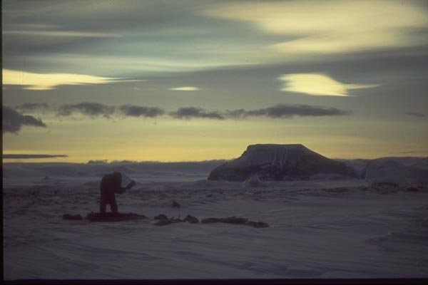 188096 Nacreous Clouds (18 Miles High) Over Antarctic Peninsula A4 Photo Print