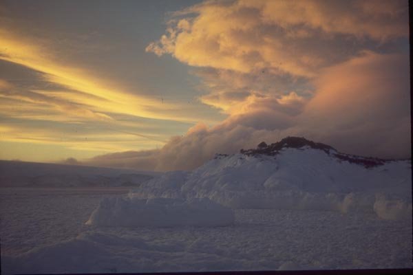 188099 Fohn wind Sunset, Hope Bay A4 Photo Print