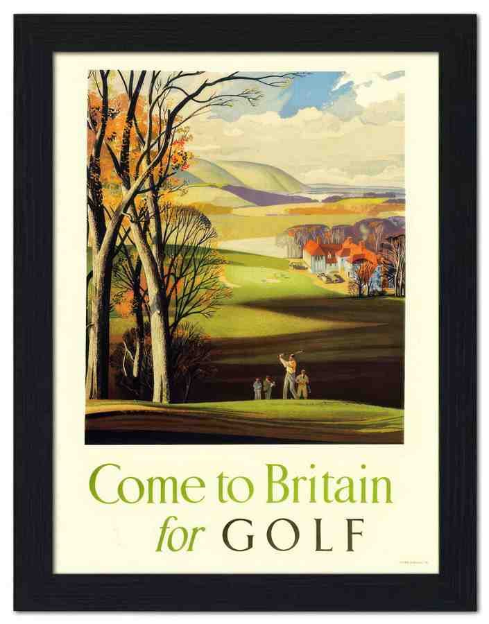 1882 britain golf 2 Vintage Advert A4 Photo Print