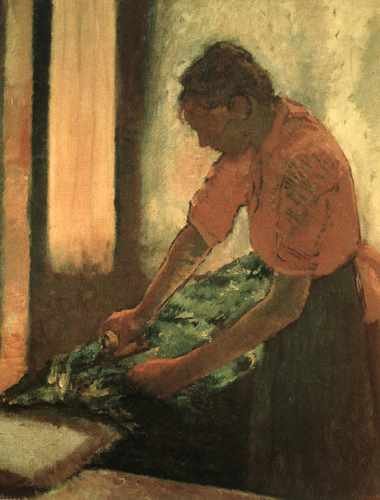 1885 Degas Hilaire Germain Edgar La Repasseuse A4 Photo Print