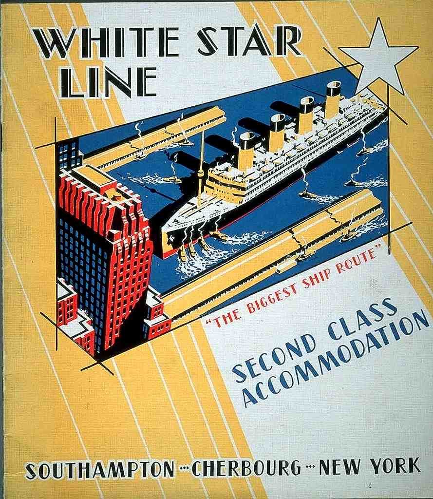 189 White Star Line Vintage A4 Photo Print