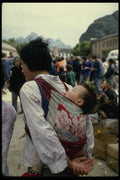 189009 Mother And Child At Yangashuo, Guilin, China A4 Photo Print