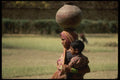 189037 Woman And Child At Uttar Pradesh, Agra, India A4 Photo Print