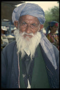 189046 Elderly Man In Termez, Uzbekistan A4 Photo Print