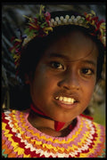 189065 Young Dancer At Buota Village, Tarawa, Kiribati A4 Photo Print