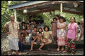 189073 Extended Family On Upolu Island, Western Samoa A4 Photo Print