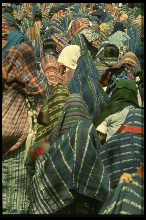 189090 Women In Procession Of El Cuarto Viernes , Guatemala A4 Photo Print