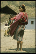 189091 A Quiche Mayan Woman, Santa Cruz Del Quiche, Guatemala A4 Photo Print