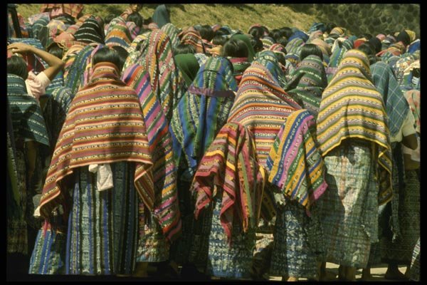 189092 Women In Procession Of El Cuarto Viernes , Guatemala A4 Photo Print