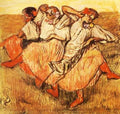 1895 Les Trois Danseuses Russes A4 Photo Print